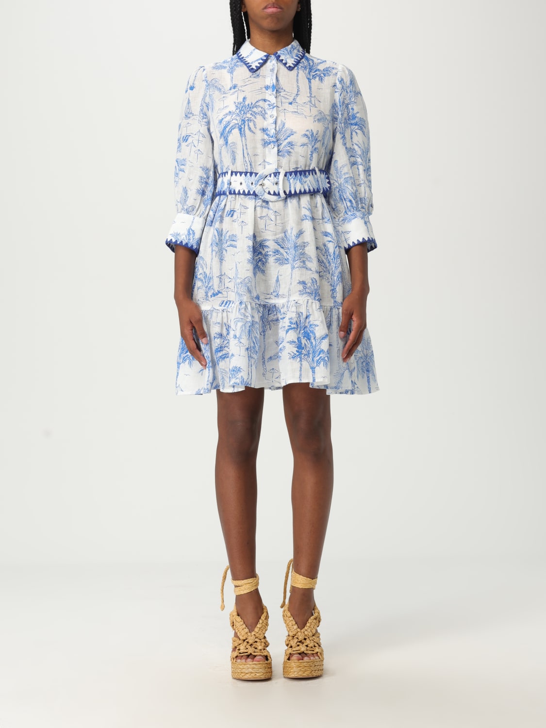 ワンピース MC2 SAINT BARTH Women Mid Skirts DAIS002 05455H Beige Woman skirts - Spring Summer – MC2 Saint Barth