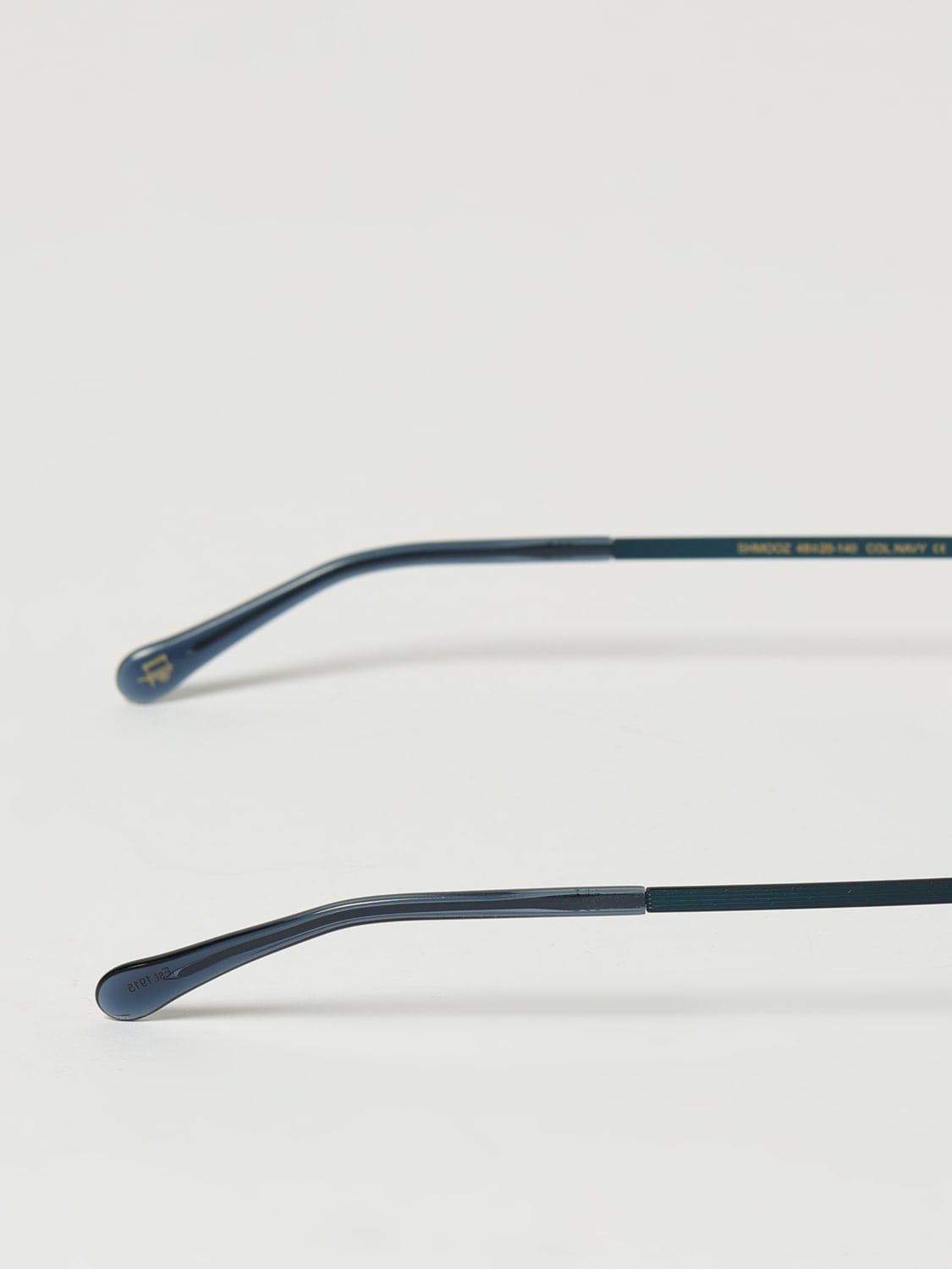MOSCOT OCCHIALI DA SOLE: Occhiali da sole in metallo Moscot, Blue Navy - Img 4