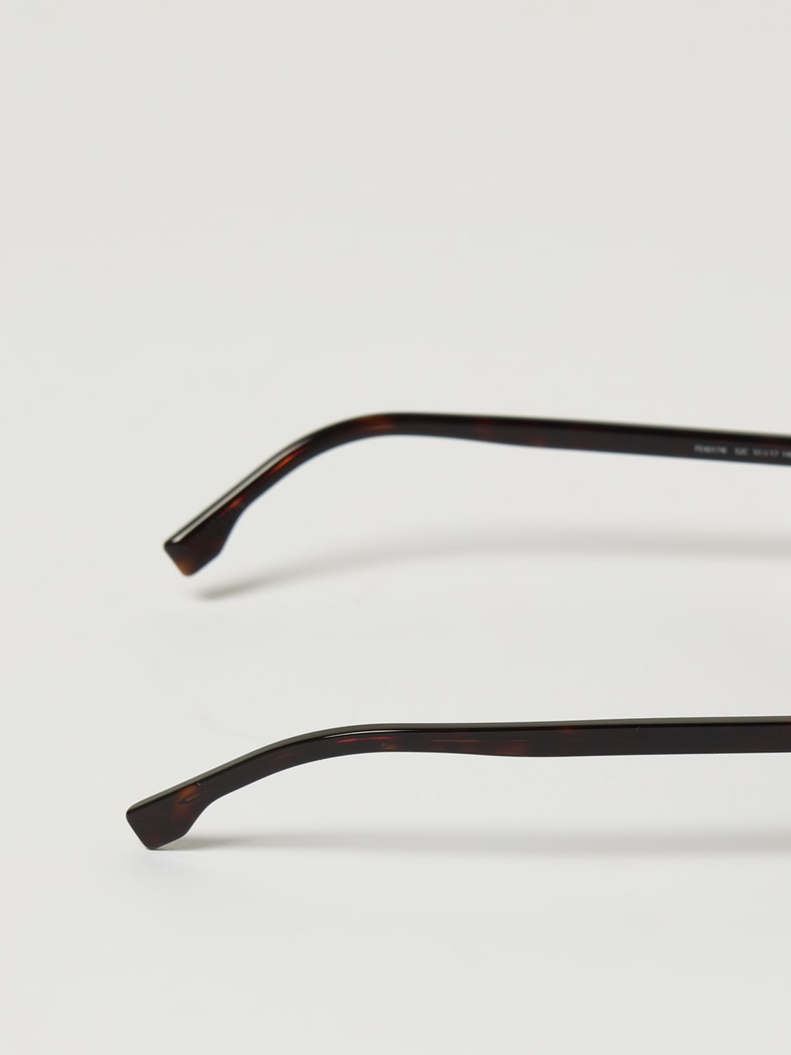 FENDI OCCHIALI DA SOLE: Occhiali da sole FE40174I Fendi in acetato , Marrone - Img 3