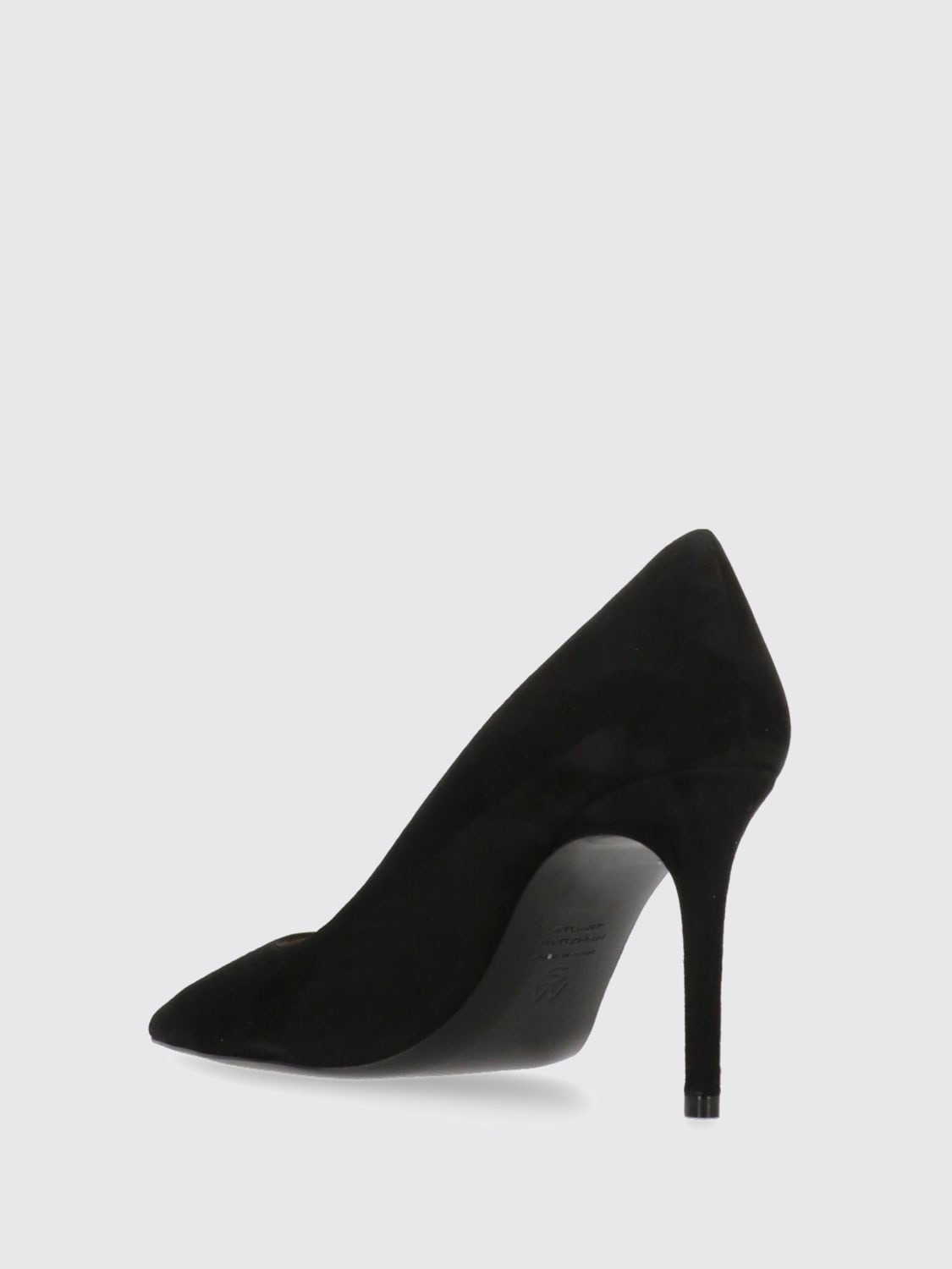 STUART WEITZMAN DÉCOLLETÉ: Décolleté Power Stuart Weitzman in vernice stampa animalier , Nero - Img 3