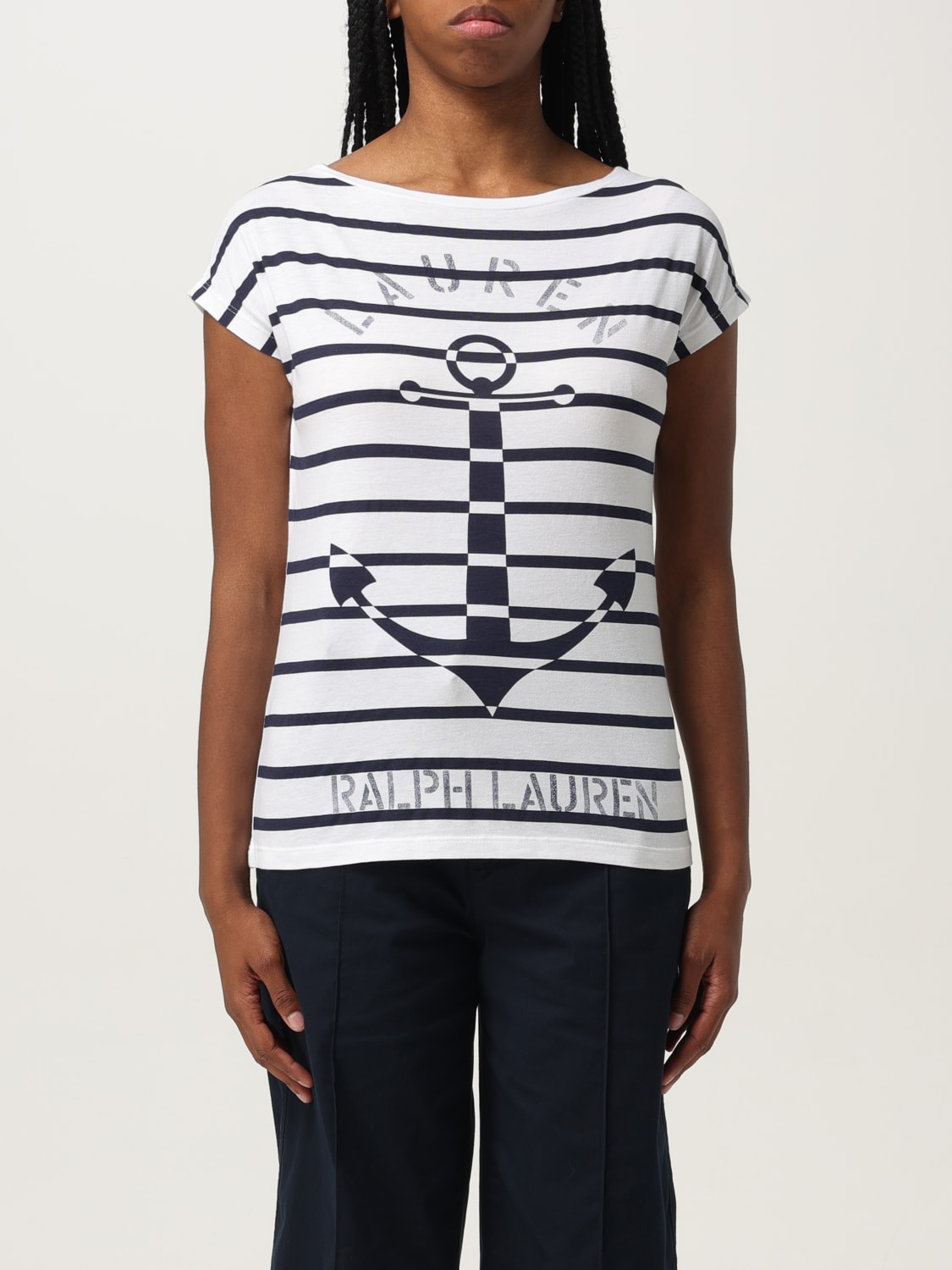 Tシャツ・カットソー LAUREN RALPH LAUREN Woman T-Shirt White 1 200957676 001 POLO RALPH LAUREN: T-shirt woman - White | Polo Ralph Lauren