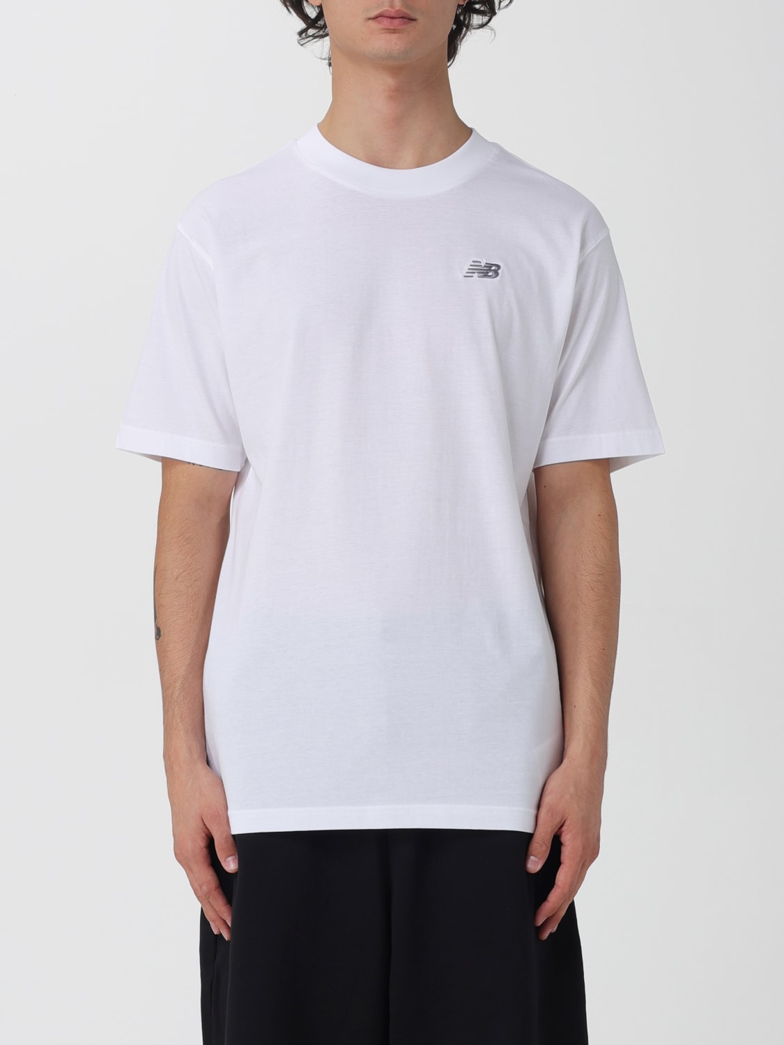NEW BALANCE T-SHIRT: T-shirt men New Balance, White - Img 1