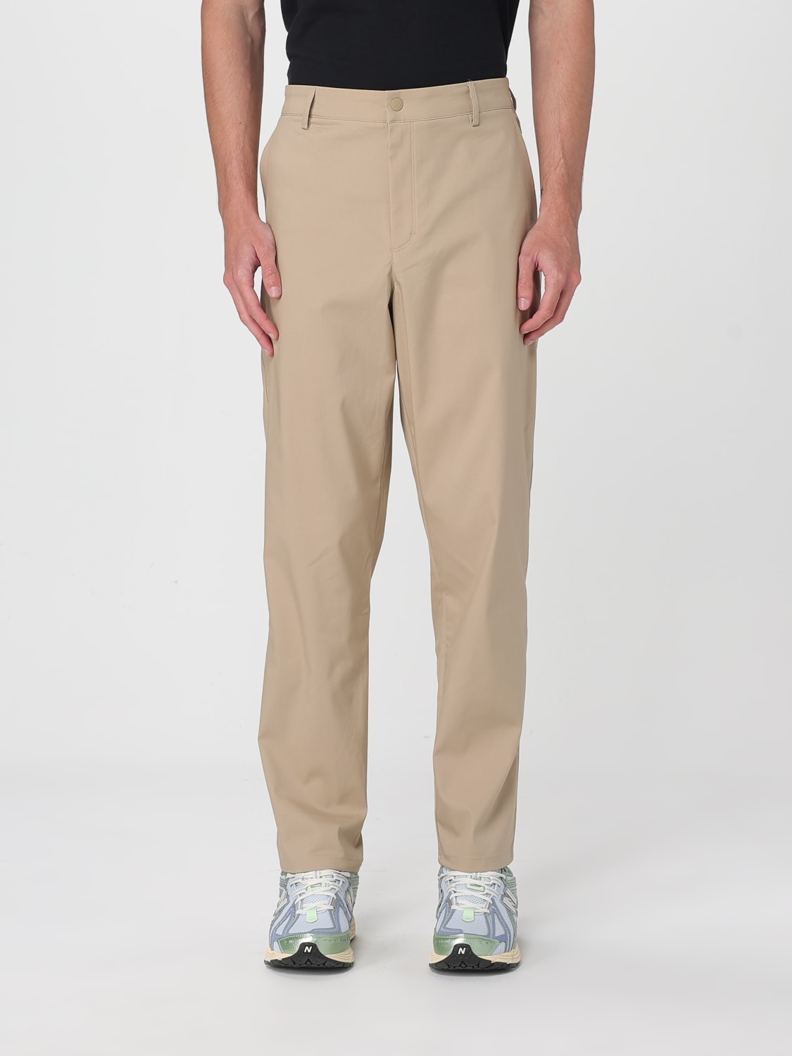 NEW BALANCE PANTS: Pants men New Balance, Beige - Img 1