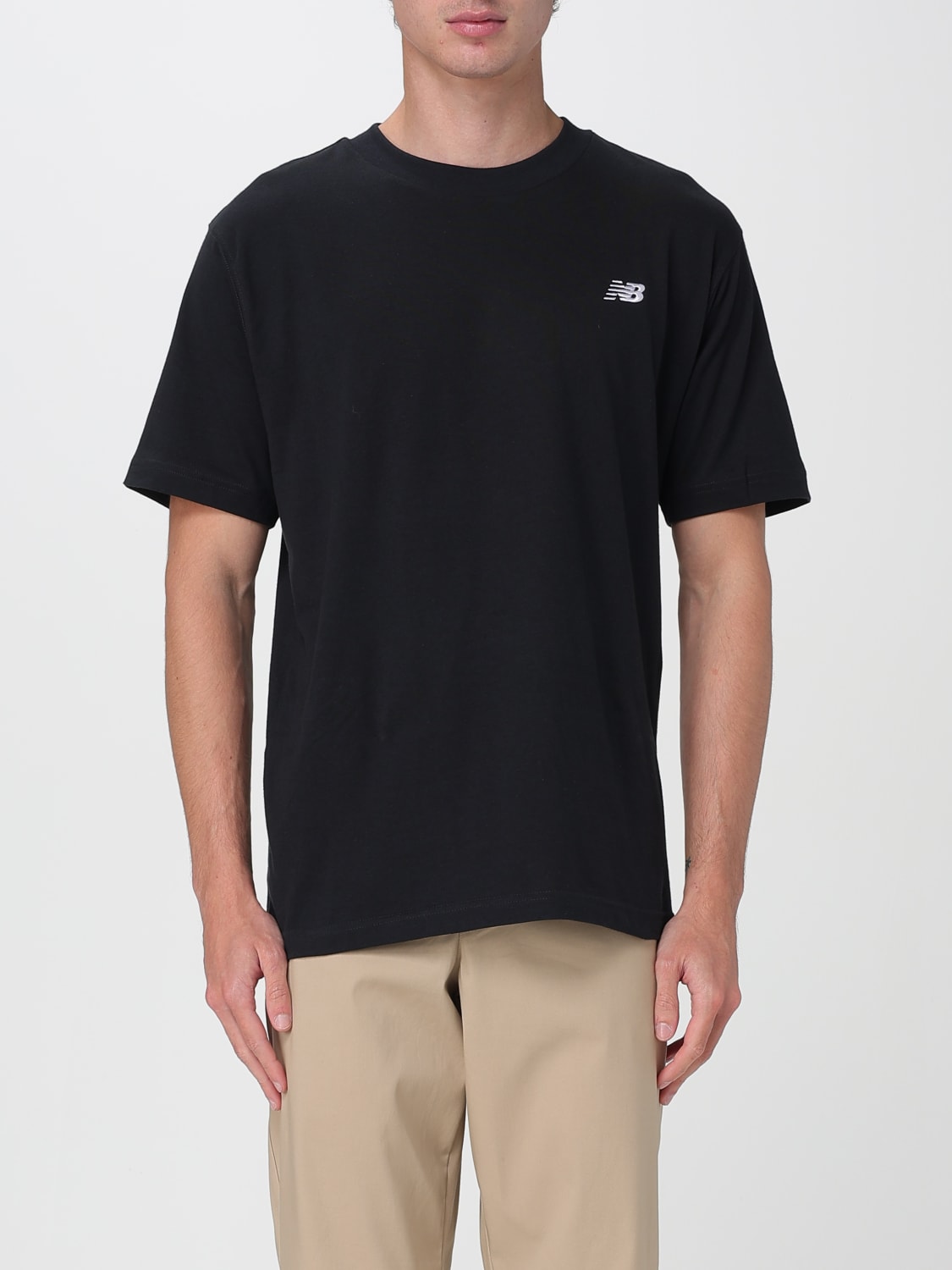 NEW BALANCE T-SHIRT: T-shirt men New Balance, Black - Img 1