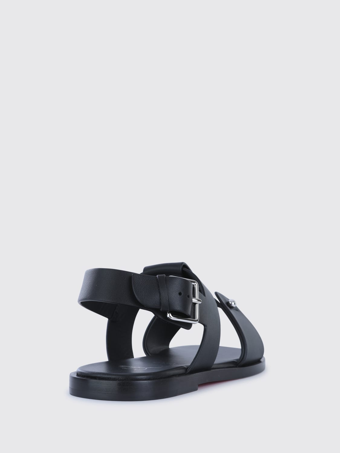 サンダル CHRISTIAN LOUBOUTIN Men Sandals Black 1250686 BK01 Chambeliss Sandal - Sandals - Calf leather - Black - Men