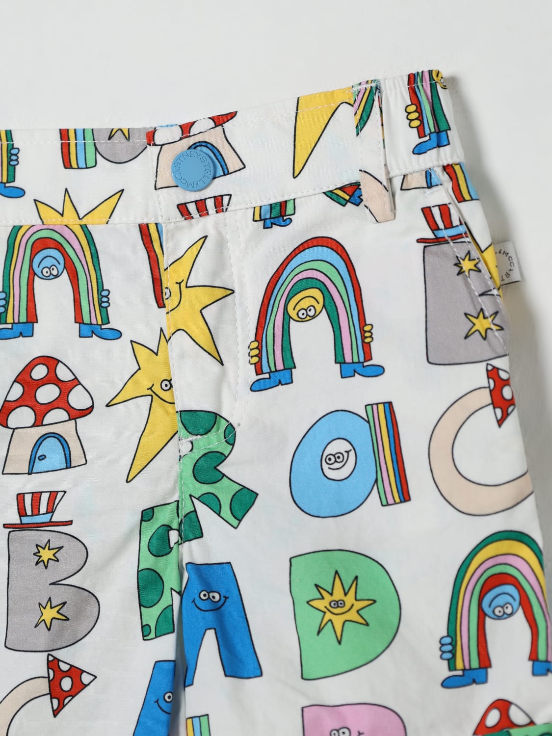 STELLA MCCARTNEY KIDS SHORTS: Pants kids Stella McCartney Kids, Ivory - Img 3