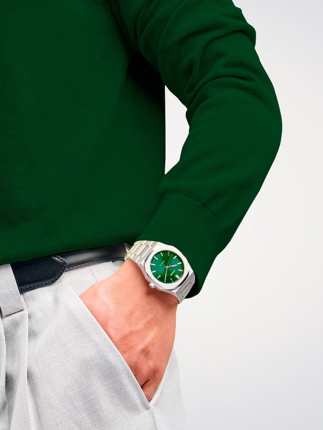 D1 MILANO WATCH: Watch men D1 Milano, Green - Img 2