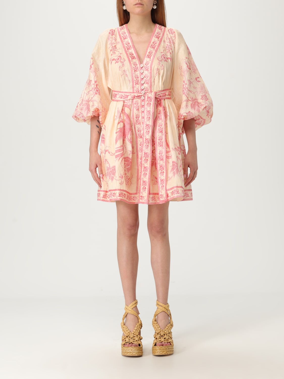 ZIMMERMANN DRESS: Dress woman Zimmermann, Yellow Cream - Img 1