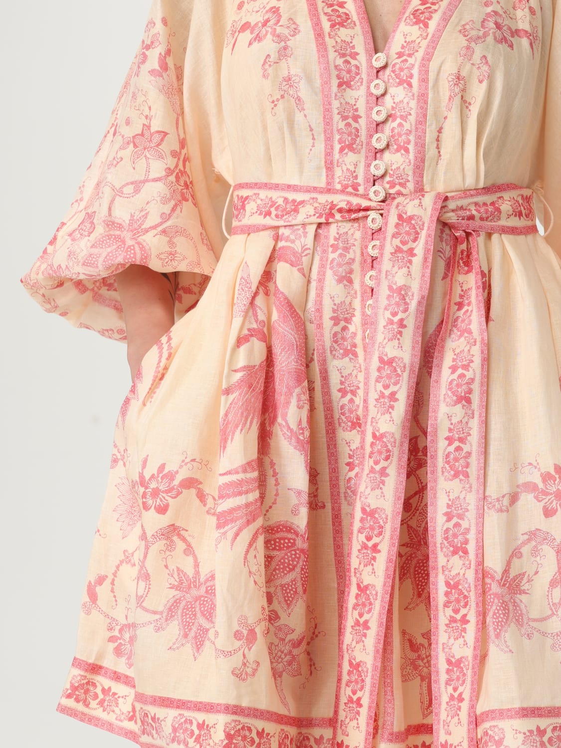 ZIMMERMANN DRESS: Dress woman Zimmermann, Yellow Cream - Img 4