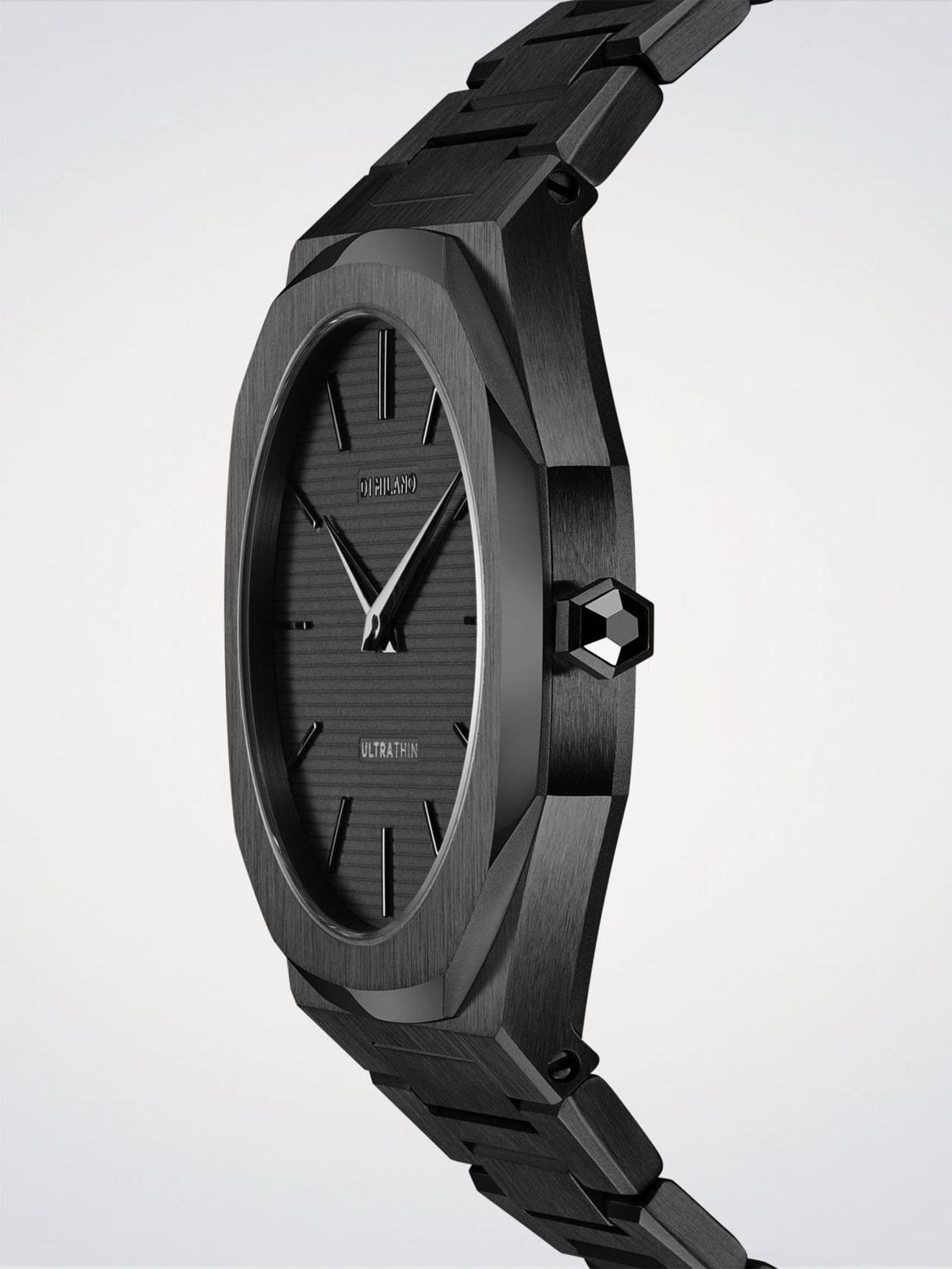 D1 MILANO OROLOGIO: Orologio Ultra Thin Shadow 40 mm D1 Milano, Nero - Img 4