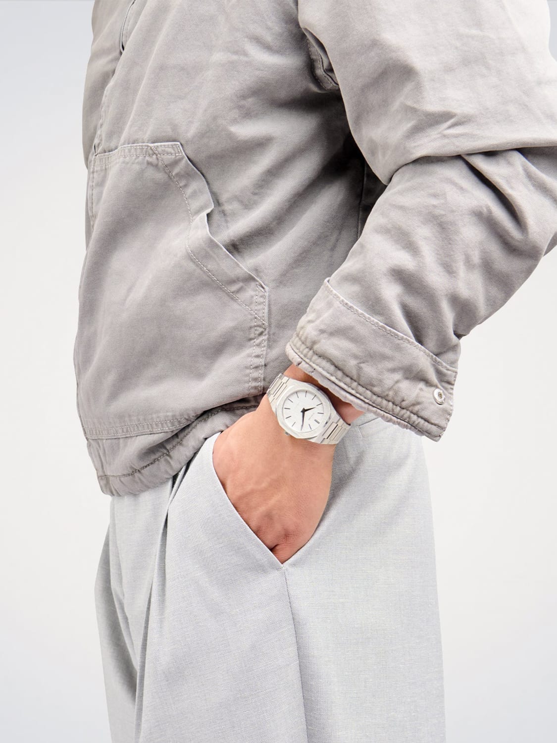 D1 MILANO WATCH: Watch men D1 Milano, White - Img 2