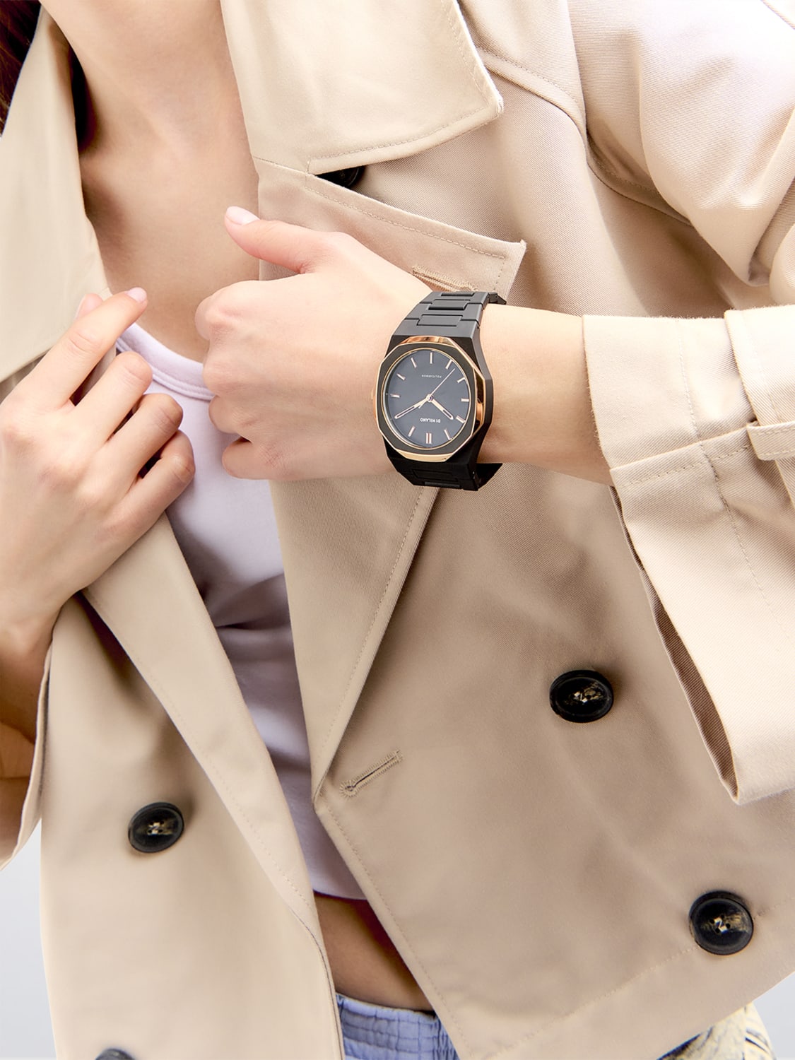 D1 MILANO WATCH: Watch men D1 Milano, Black - Img 3