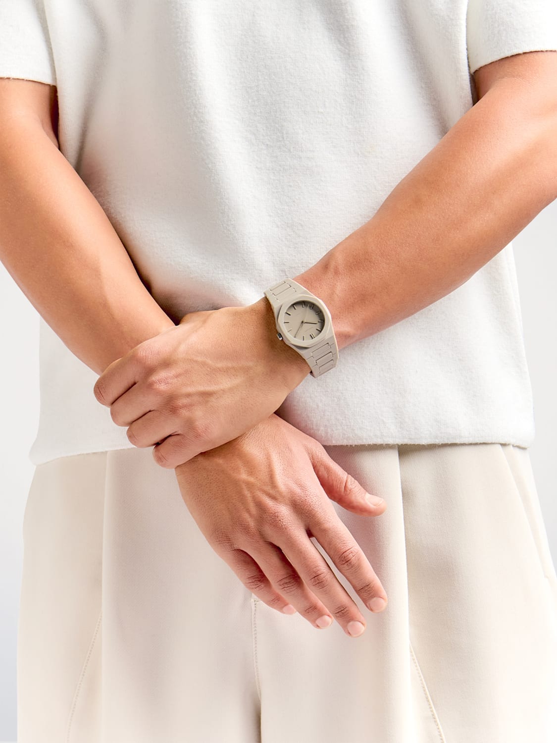 D1 MILANO MONTRE: Montre homme D1 Milano, Écru - Img 2