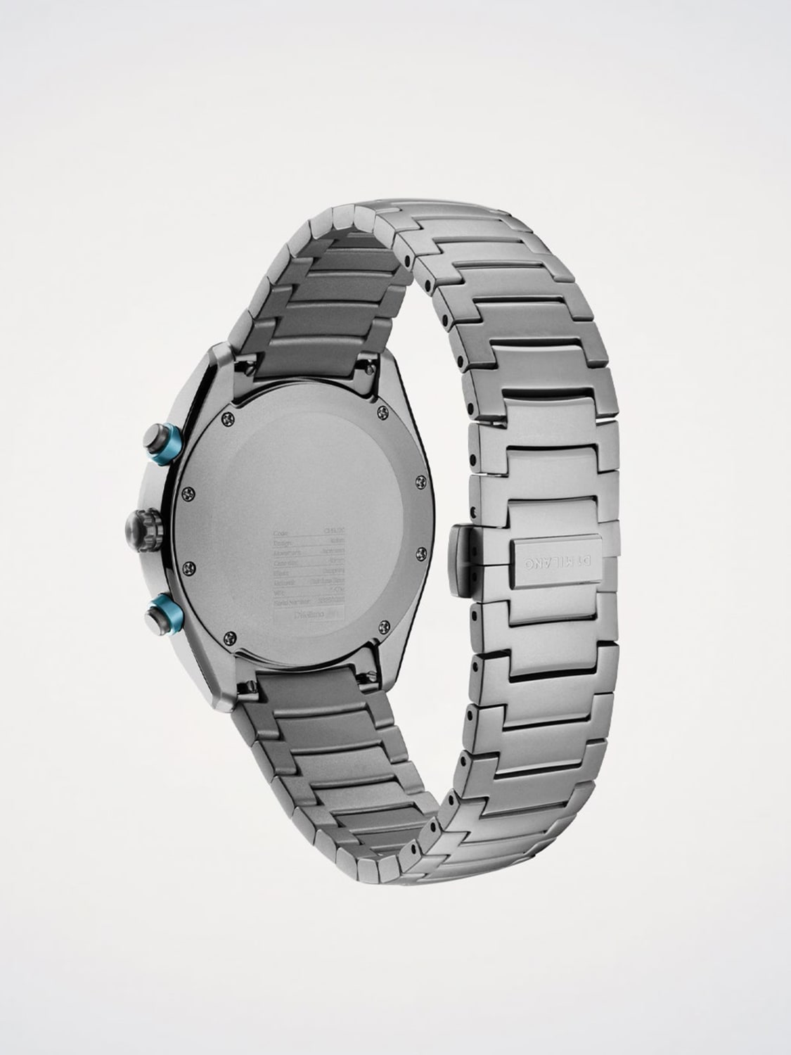 D1 MILANO OROLOGIO: Orologio Essential Black Cronografo 40mm D1 Milano, Nero - Img 3