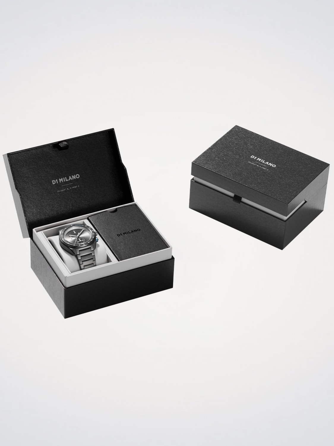 D1 MILANO OROLOGIO: Orologio Essential Black Cronografo 40mm D1 Milano, Nero - Img 5