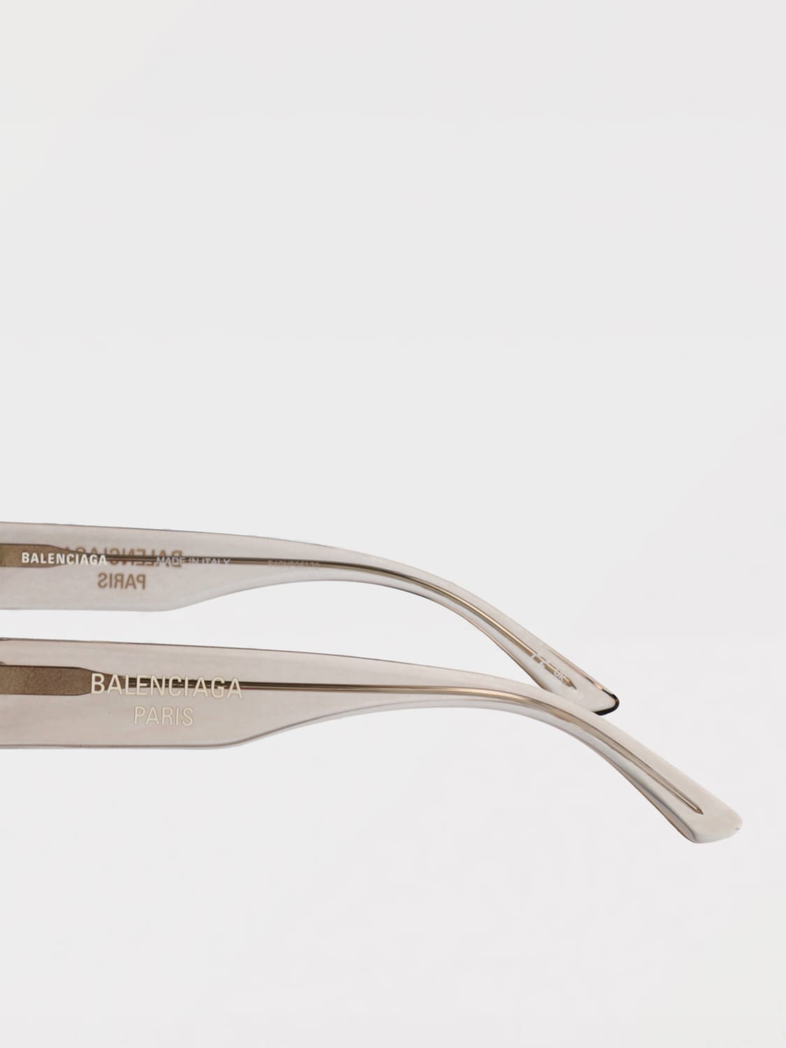 BALENCIAGA: Sunglasses woman - Beige | Balenciaga sunglasses