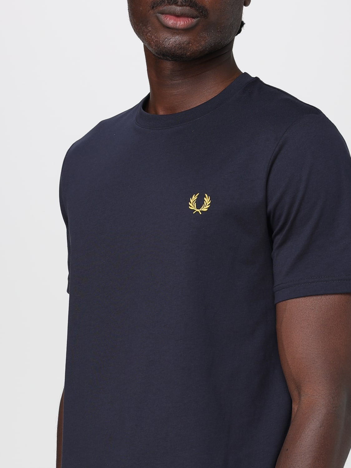 FRED PERRY ネイビー Tシャツ Sサイズ FRED PERRY：Tシャツ メンズ - ブルー | GIGLIO.COMオンラインの