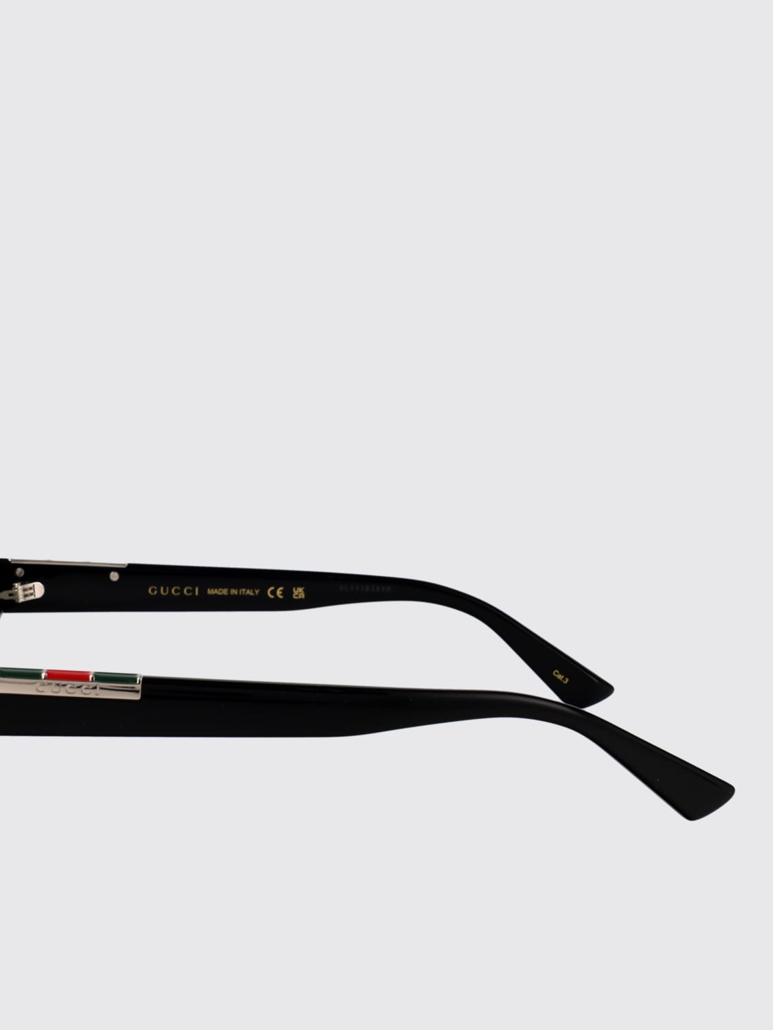 GUCCI SUNGLASSES: Sunglasses men Gucci, Black - Img 4