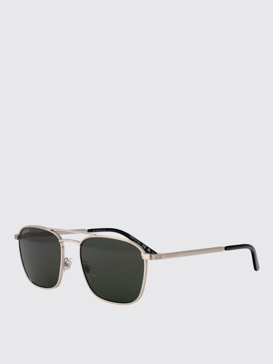 GUCCI SUNGLASSES: Sunglasses men Gucci, Grey - Img 1