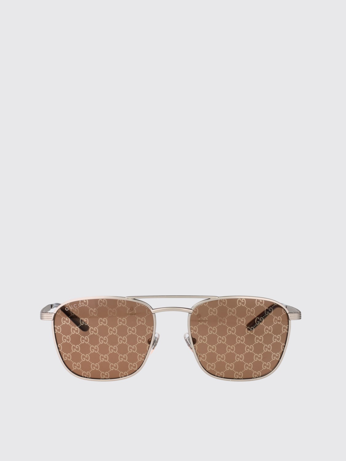 GUCCI SUNGLASSES: Sunglasses men Gucci, Silver - Img 2