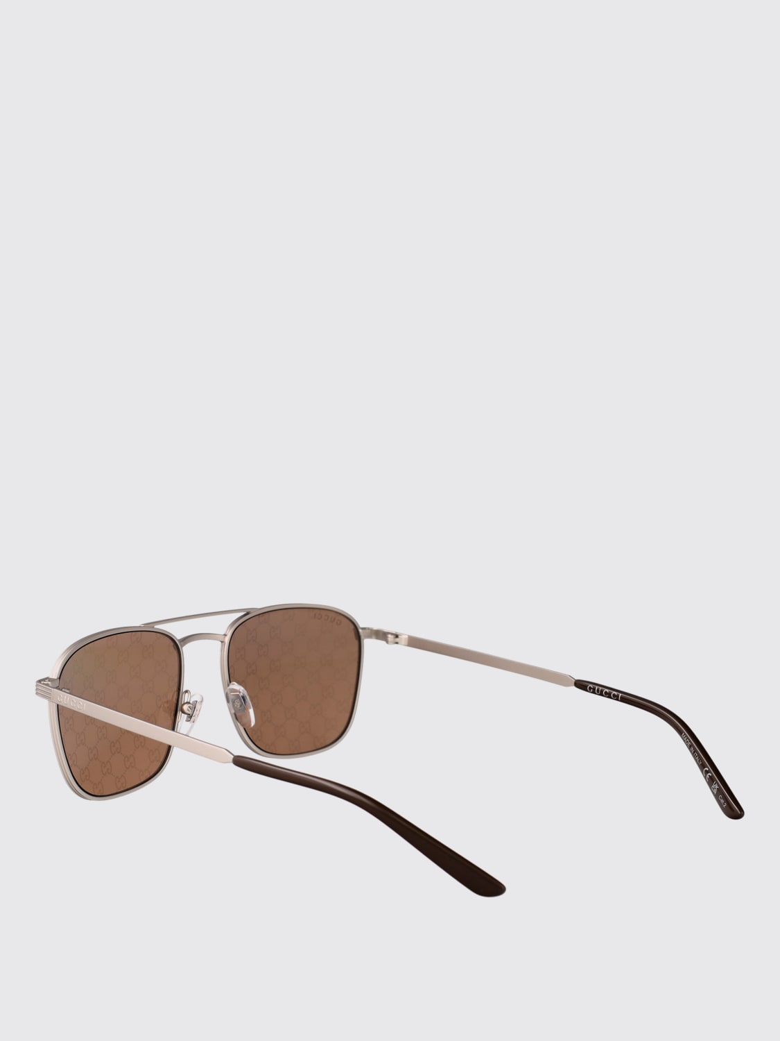 GUCCI SUNGLASSES: Sunglasses men Gucci, Silver - Img 3
