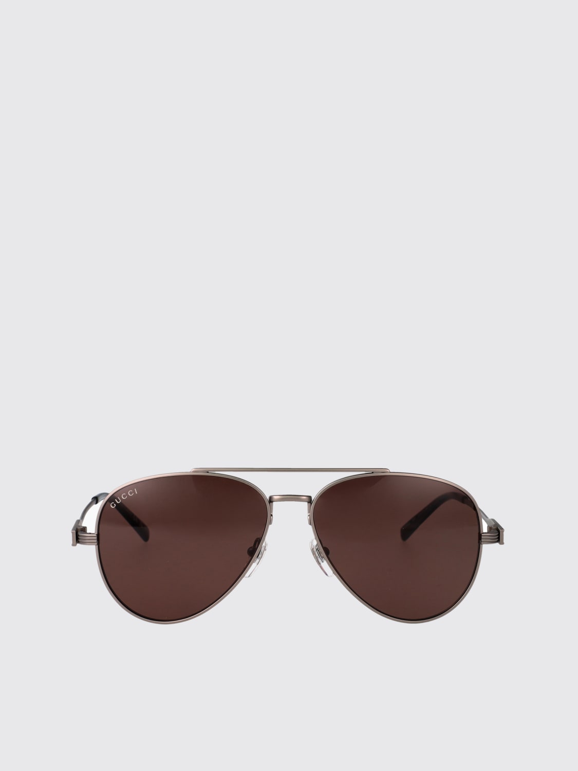 GUCCI SUNGLASSES: Sunglasses men Gucci, Silver - Img 2
