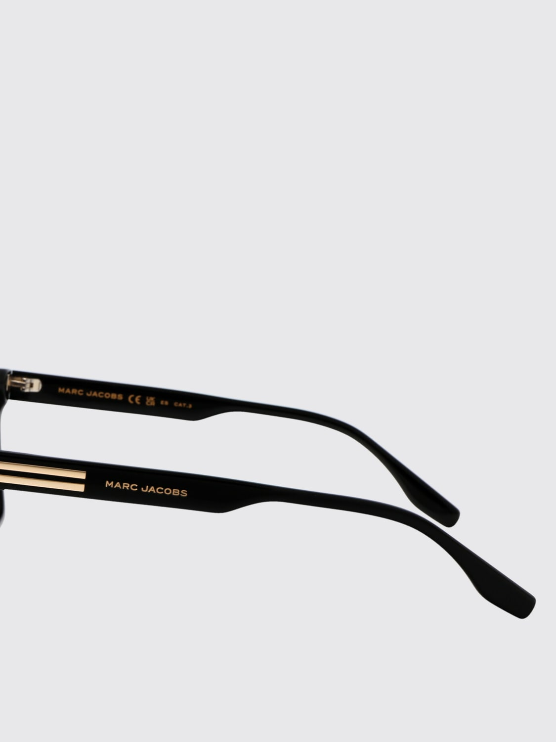 MARC JACOBS OCCHIALI DA SOLE: Occhiali da sole MARC747 Marc Jacobs in acetato , Nero - Img 4