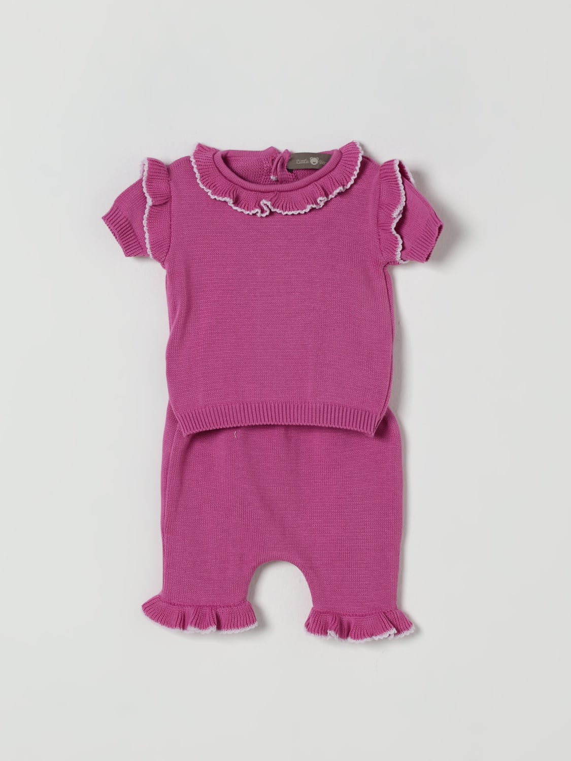 LITTLE BEAR JUMPSUIT: Romper kids Little Bear, Pink - Img 1