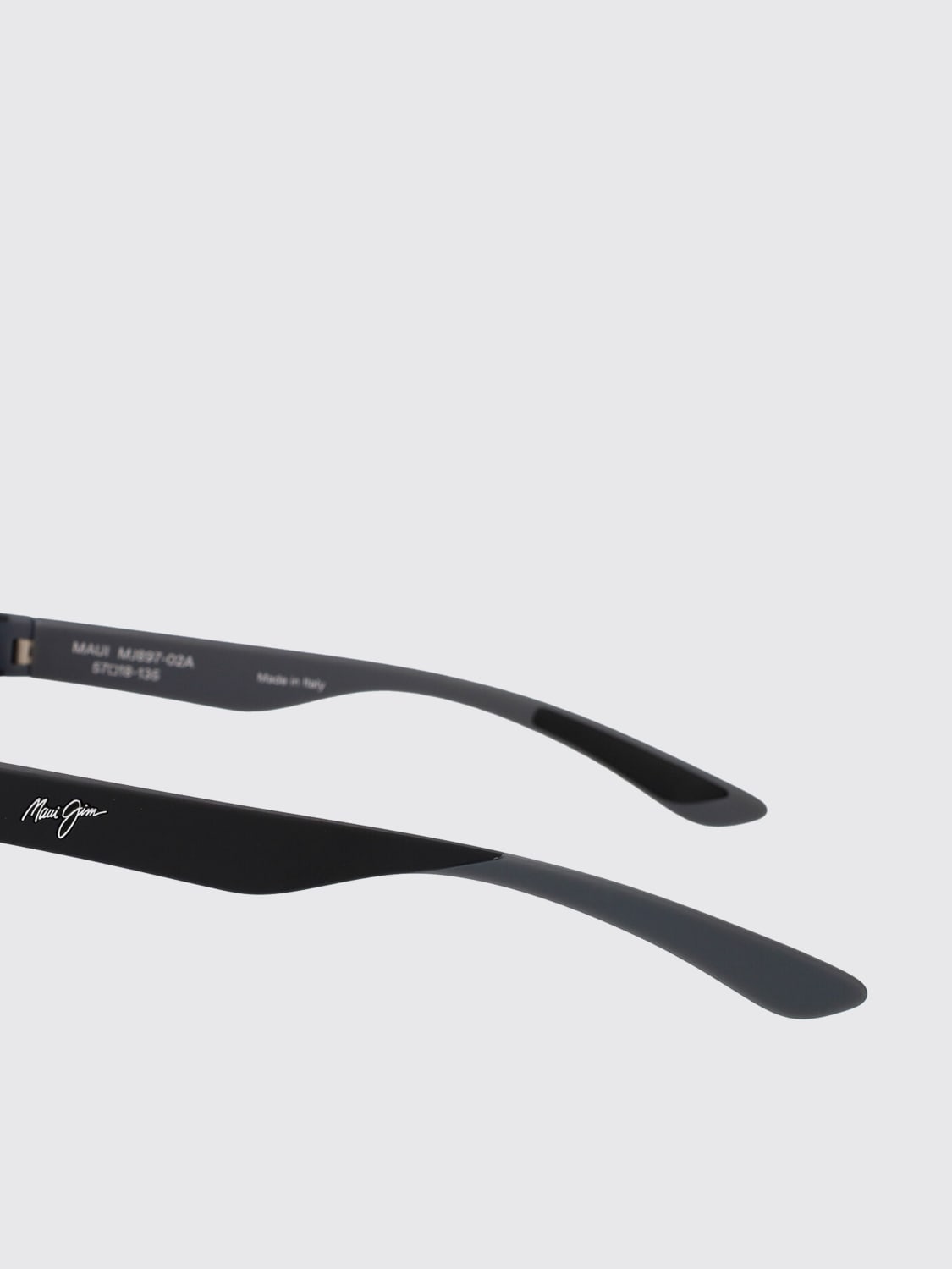 MAUI JIM OCCHIALI DA SOLE: Occhiali da sole in acetato The Flats Maui Jim, Nero - Img 4