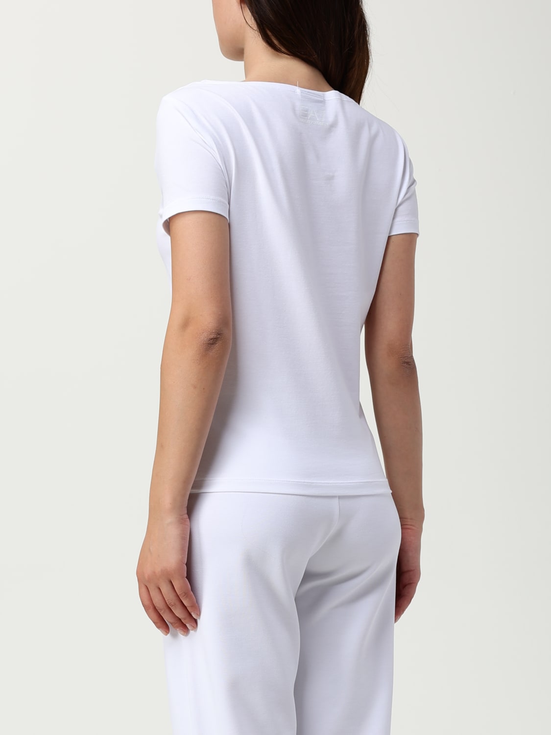 EA7 T-SHIRT: T-shirt woman Ea7, White - Img 3