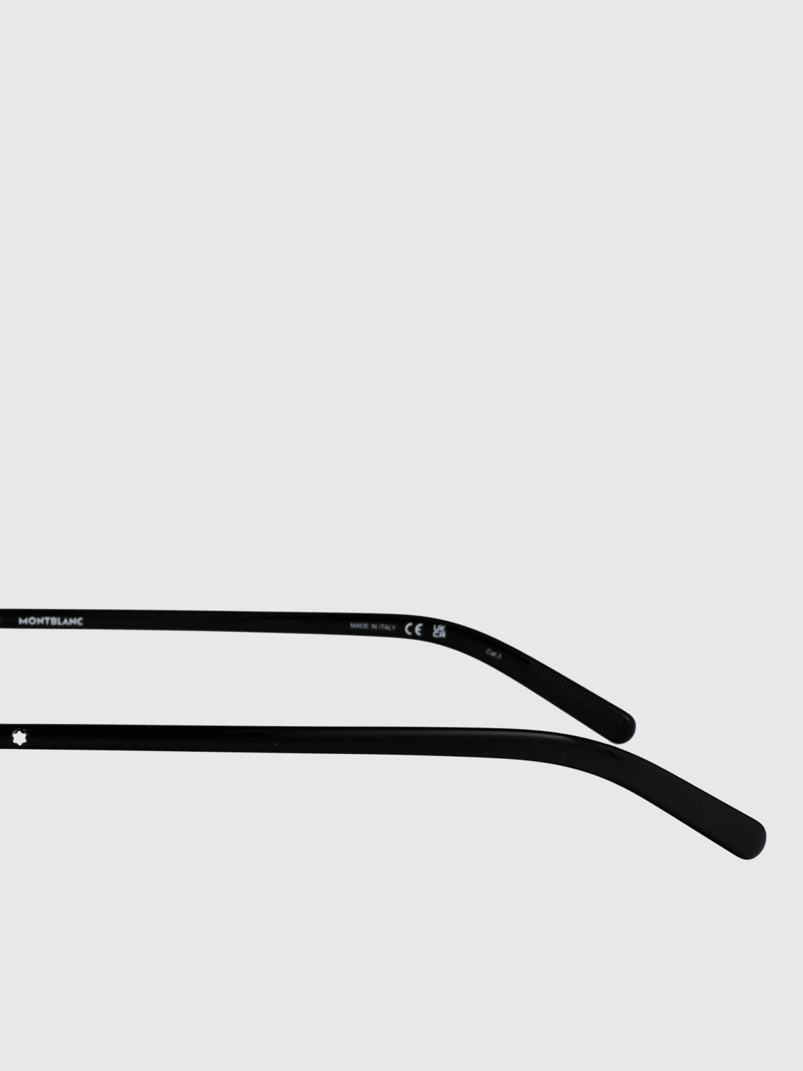 MONTBLANC OCCHIALI DA SOLE: Occhiali da sole in acetato Montblanc, Nero - Img 4