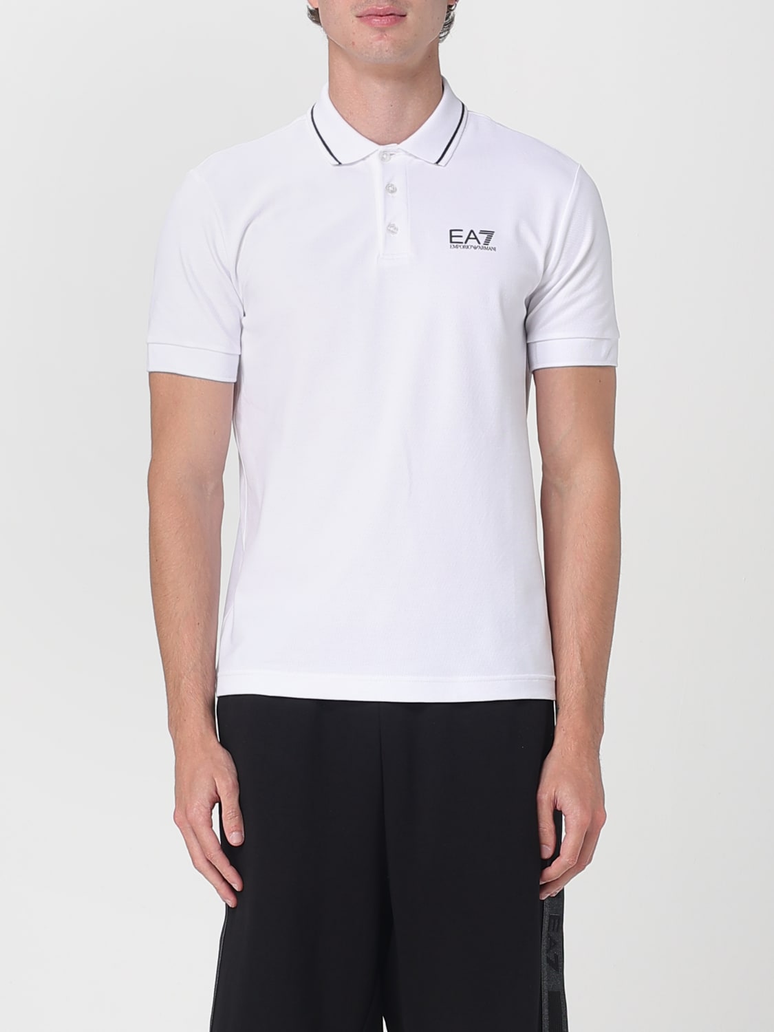 EA7 POLO SHIRT: Polo shirt men Ea7, White - Img 1