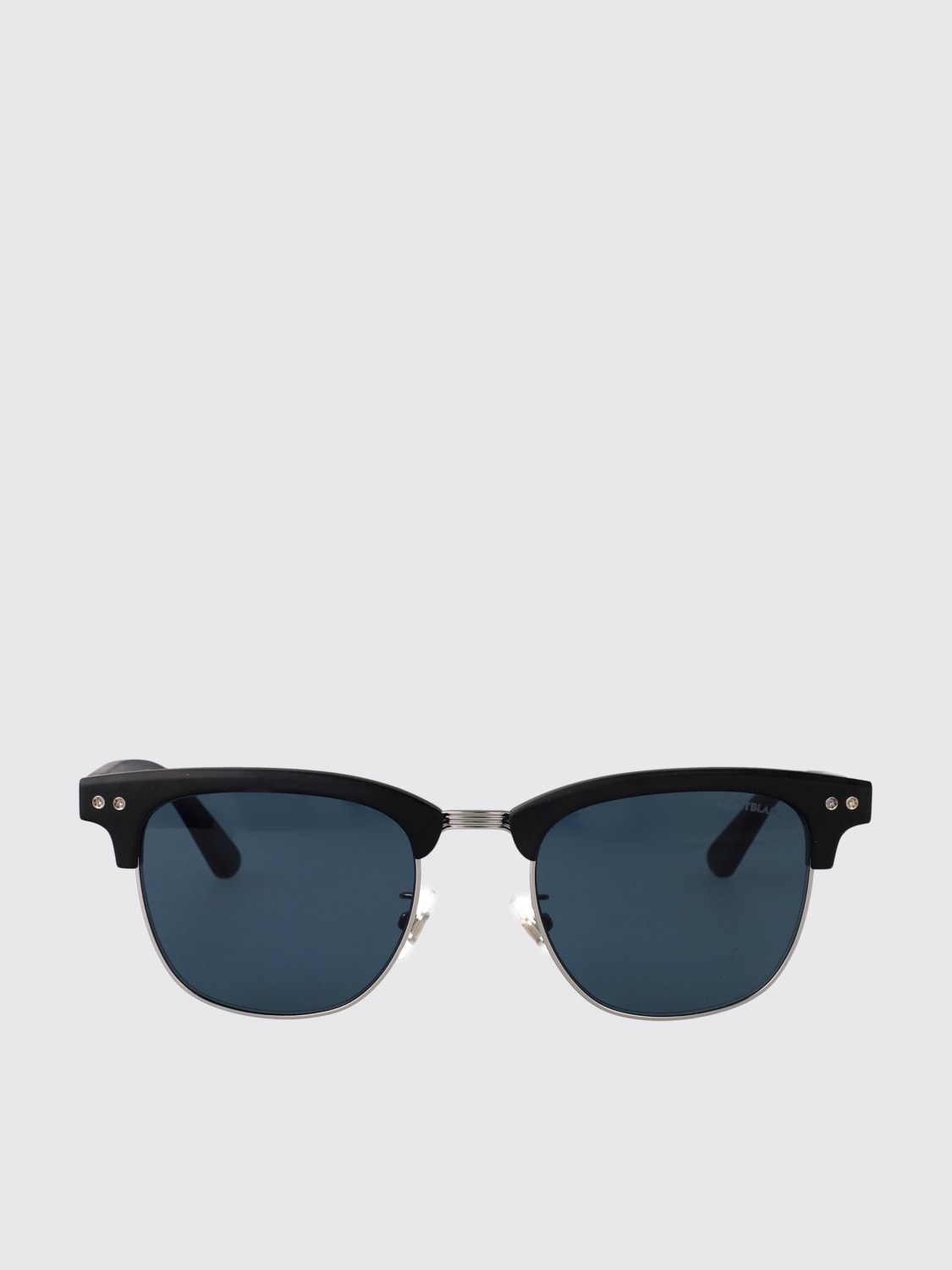 MONTBLANC OCCHIALI DA SOLE: Occhiali da sole in acetato e metallo Montblanc, Blue - Img 2