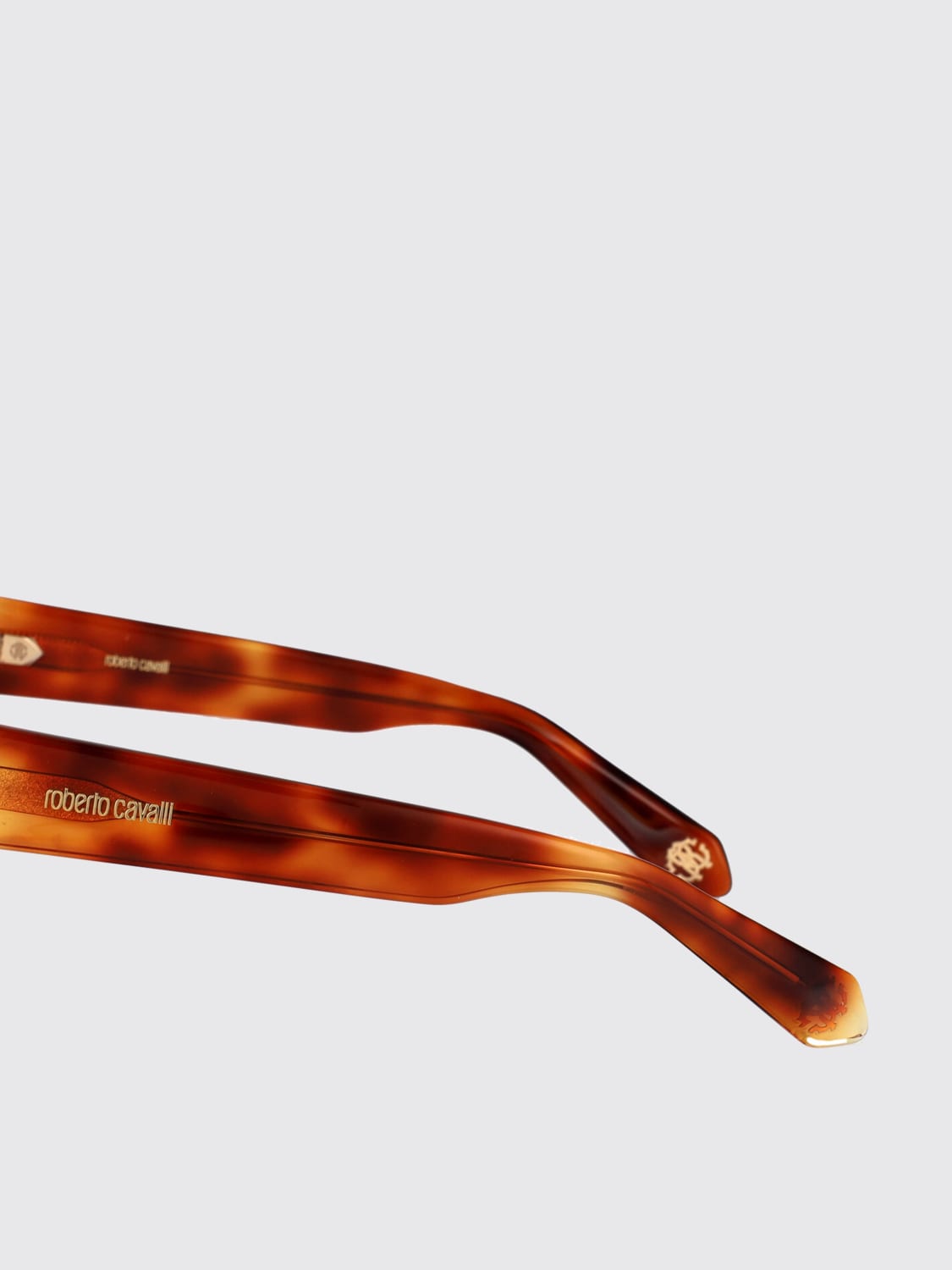 ROBERTO CAVALLI OCCHIALI DA SOLE: Occhiali da sole in acetato Roberto Cavalli, Marrone - Img 4