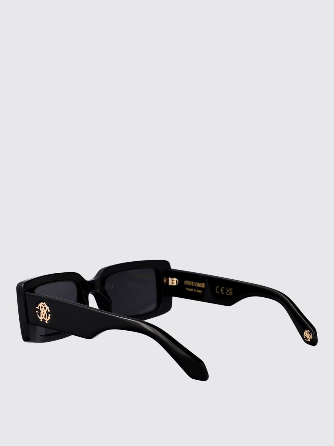 ROBERTO CAVALLI OCCHIALI DA SOLE: Occhiali da sole in acetato Roberto Cavalli, Nero - Img 3