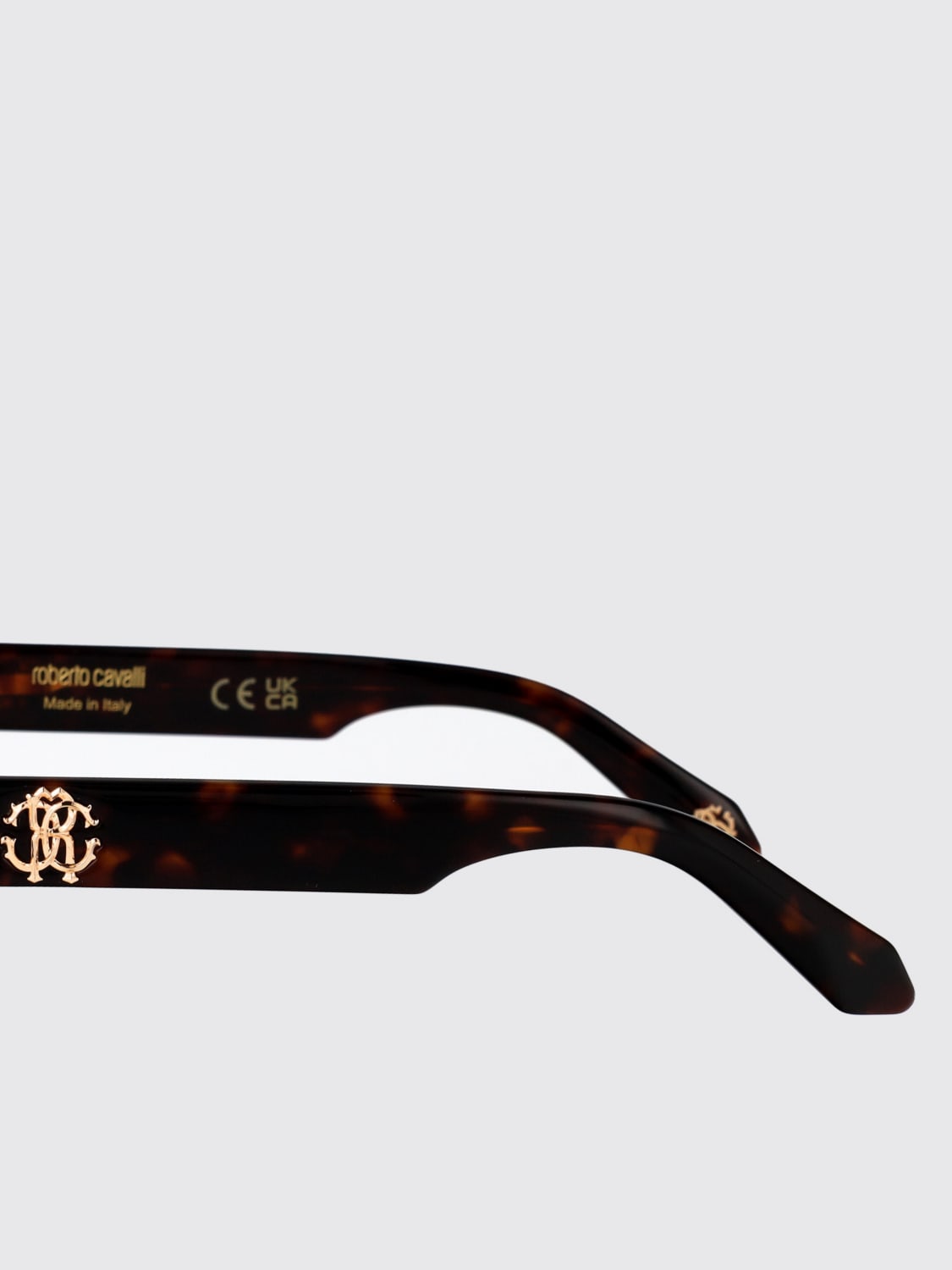 ROBERTO CAVALLI OCCHIALI DA SOLE: Occhiali da sole in acetato Roberto Cavalli, Marrone - Img 4