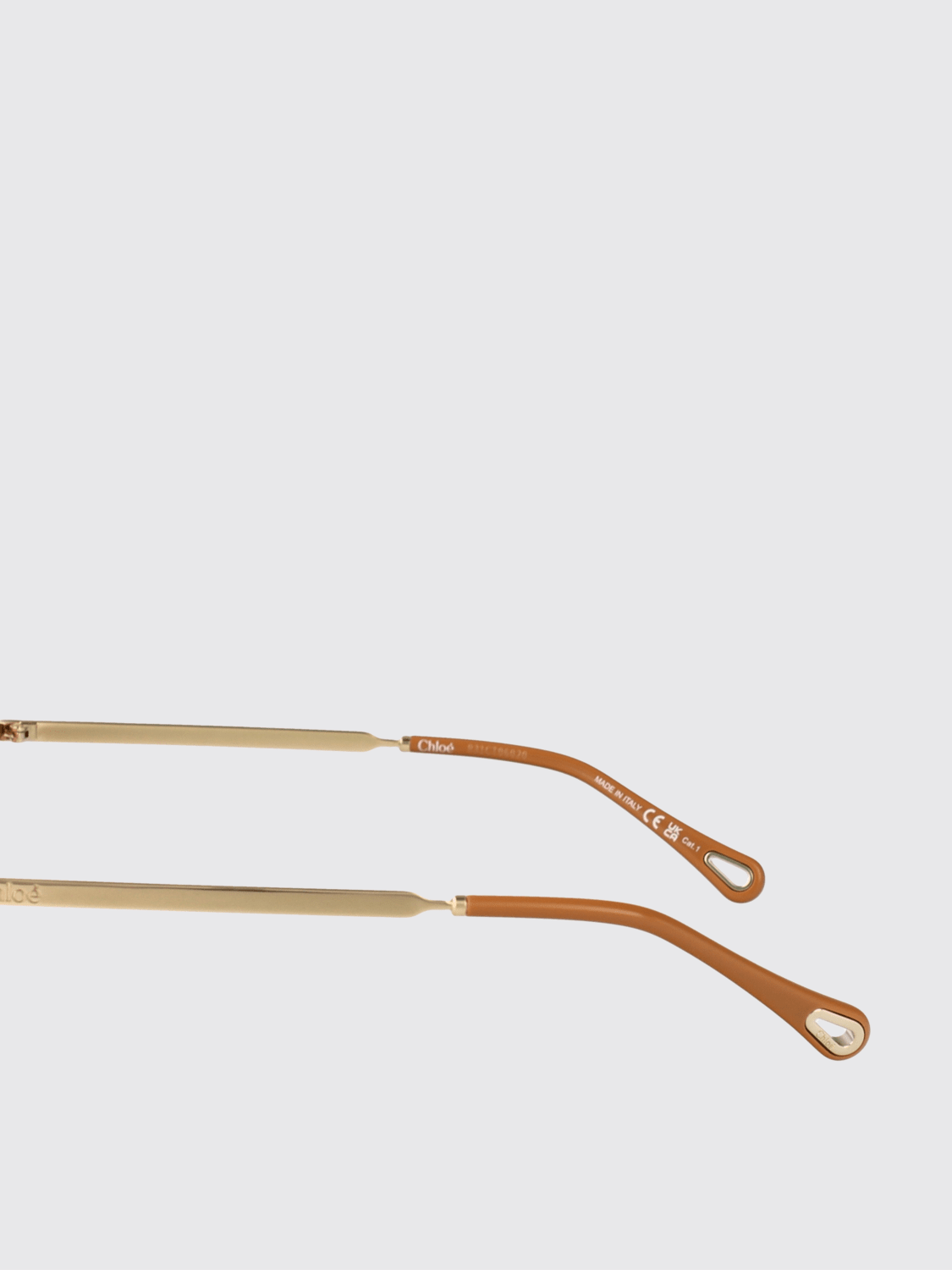 サングラス CHLOE Woman Sunglasses Yellow Gold CH0282S 002 Chloe CH0282S 002 - Gold Sunglasses for Woman | LookerOnline