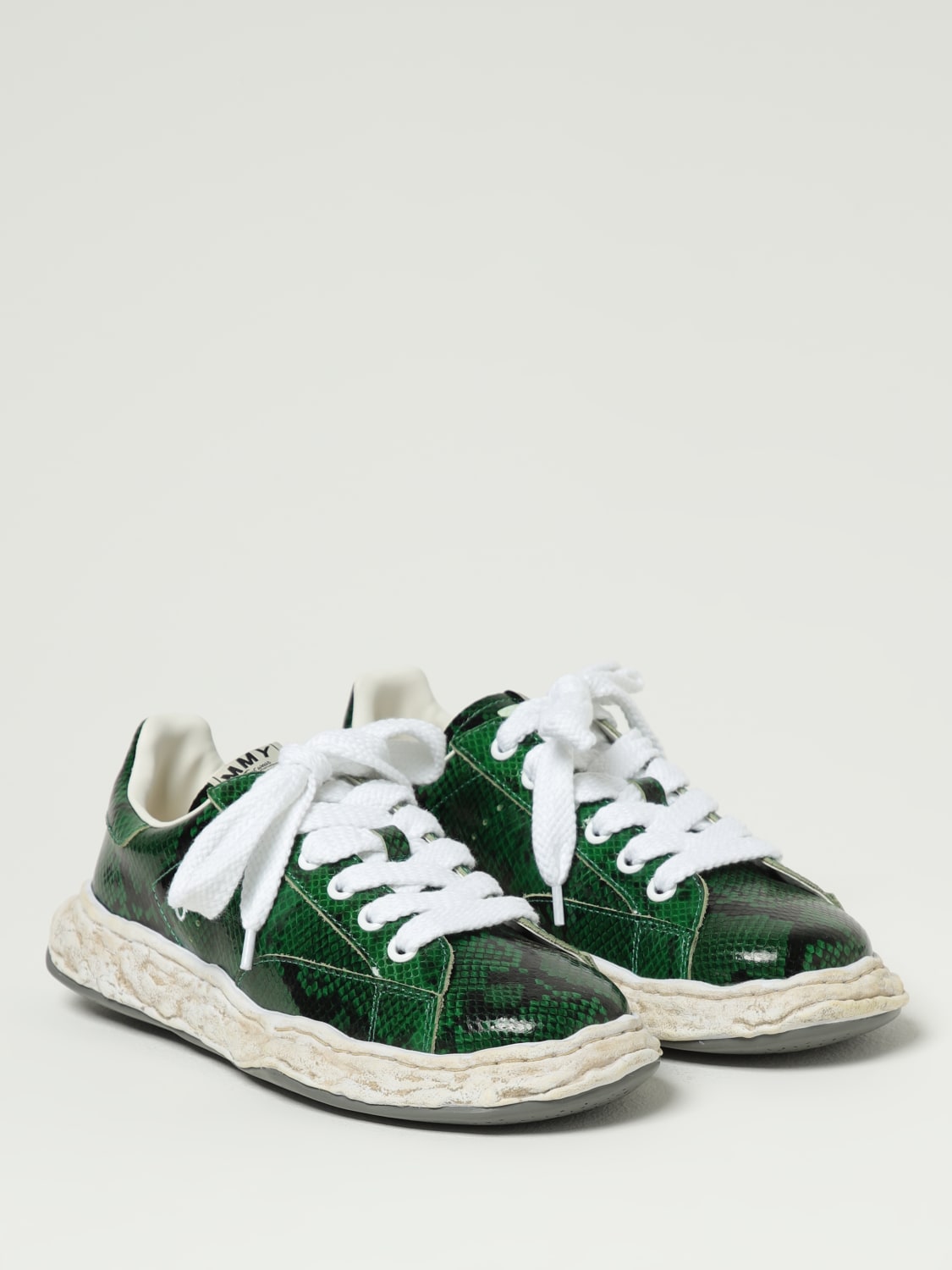 MAISON MIHARA YASUHIRO TRAINERS: Trainers men Maison Mihara Yasuhiro, Green - Img 2