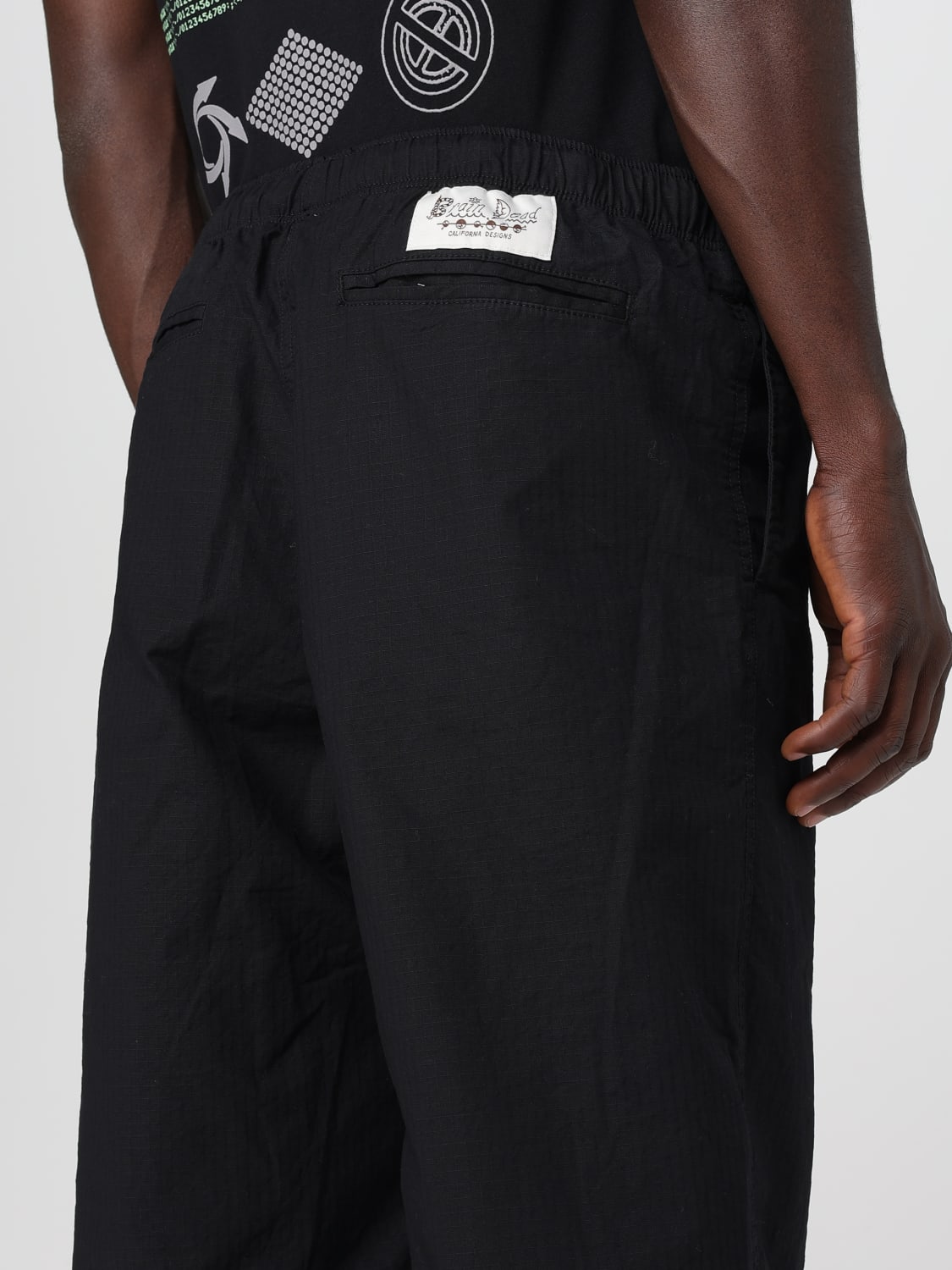 BRAIN DEAD PANTS: Pants men Brain Dead, Black - Img 3