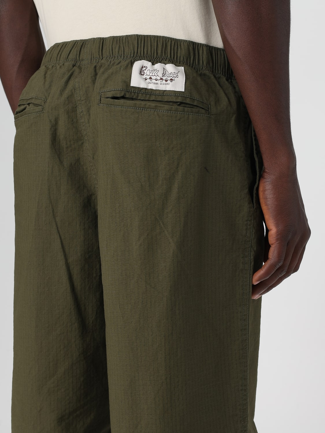 BRAIN DEAD TROUSERS: Trousers men Brain Dead, Green - Img 3