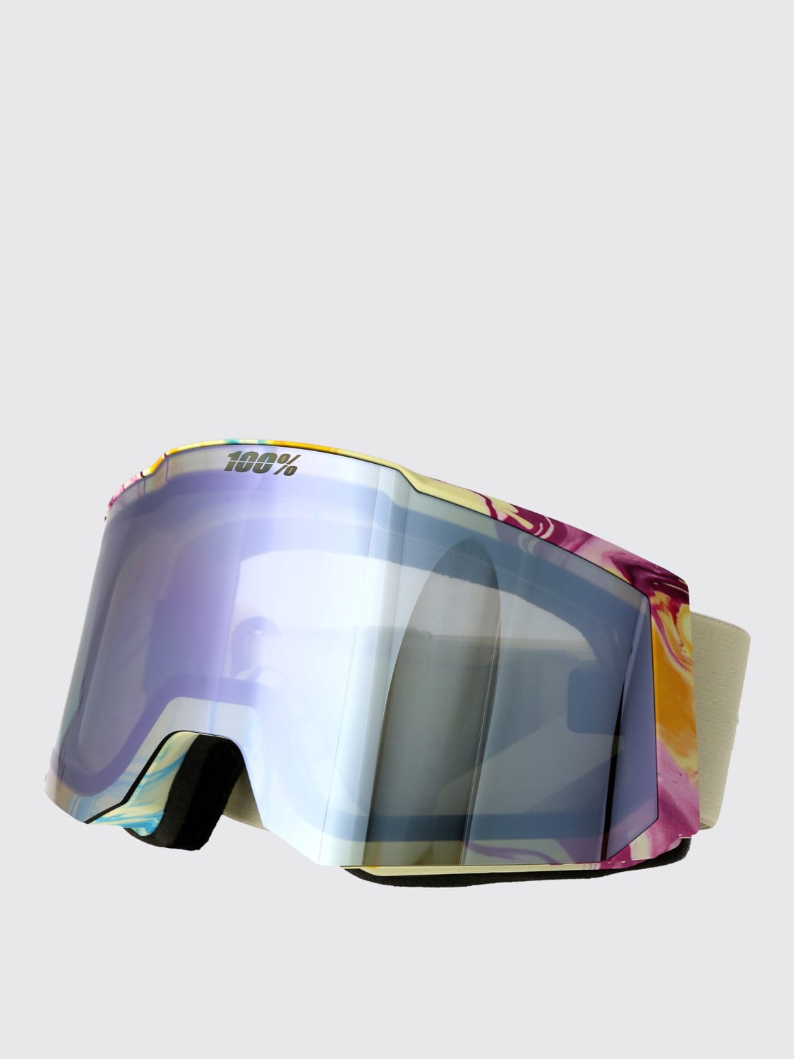 100% SUNGLASSES: Sunglasses men 100%, Silver - Img 1