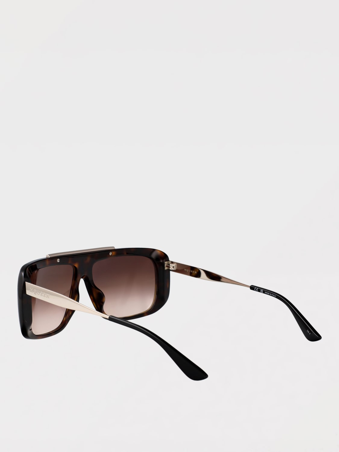 MCQUEEN SUNGLASSES: Sunglasses men McQueen, Brown - Img 3
