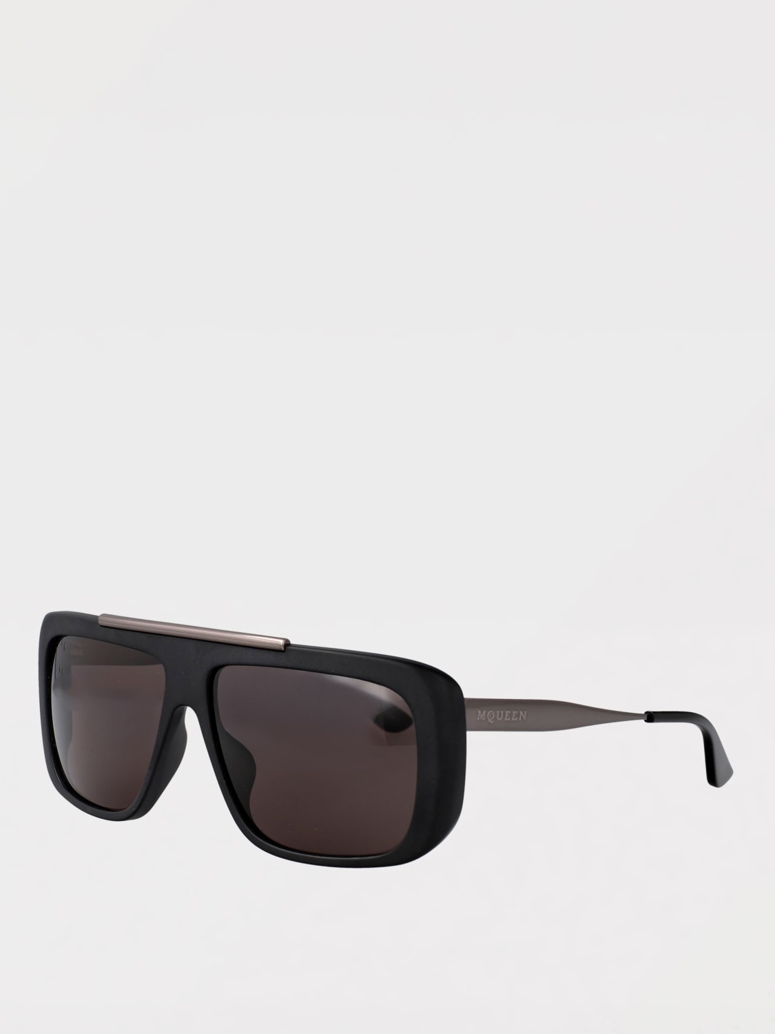MCQUEEN SUNGLASSES: Sunglasses men McQueen, Black 1 - Img 1