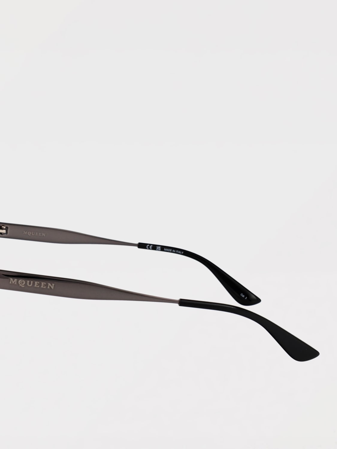 MCQUEEN SUNGLASSES: Sunglasses men McQueen, Black 1 - Img 4