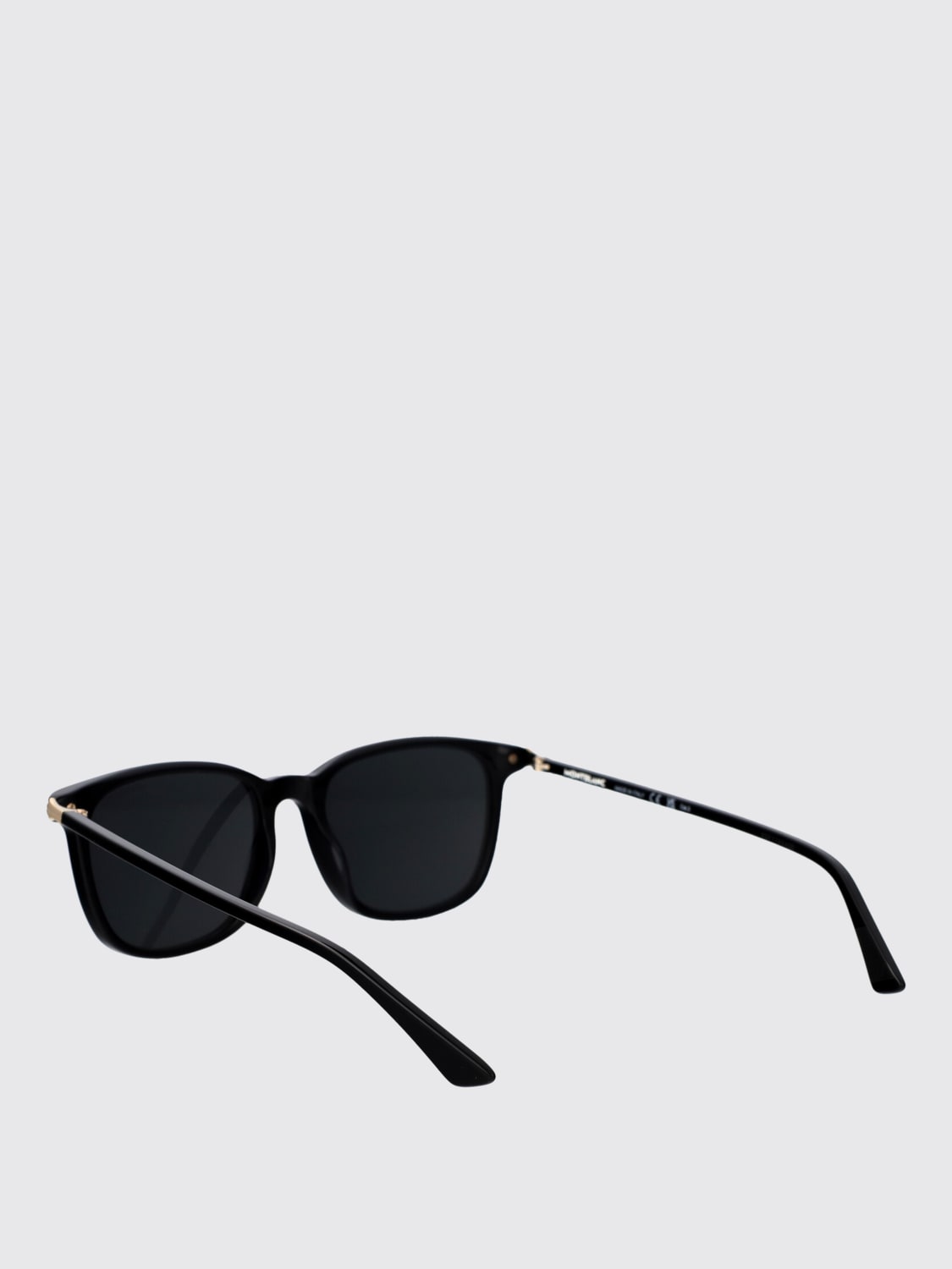 MONTBLANC OCCHIALI DA SOLE: Occhiali da sole in acetato Montblanc, Nero - Img 3