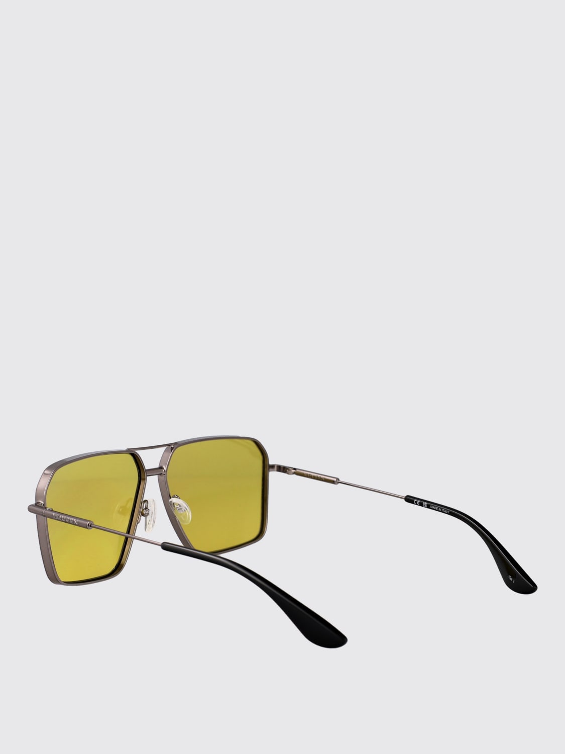 MCQUEEN SUNGLASSES: Sunglasses men McQueen, Yellow - Img 3