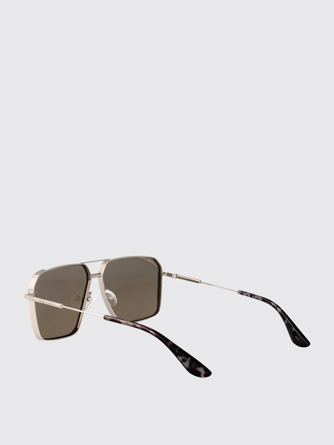 MCQUEEN SUNGLASSES: Sunglasses men McQueen, Silver - Img 3