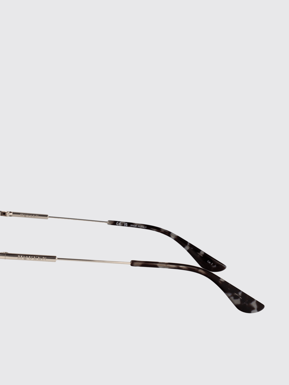 MCQUEEN SUNGLASSES: Sunglasses men McQueen, Silver - Img 4