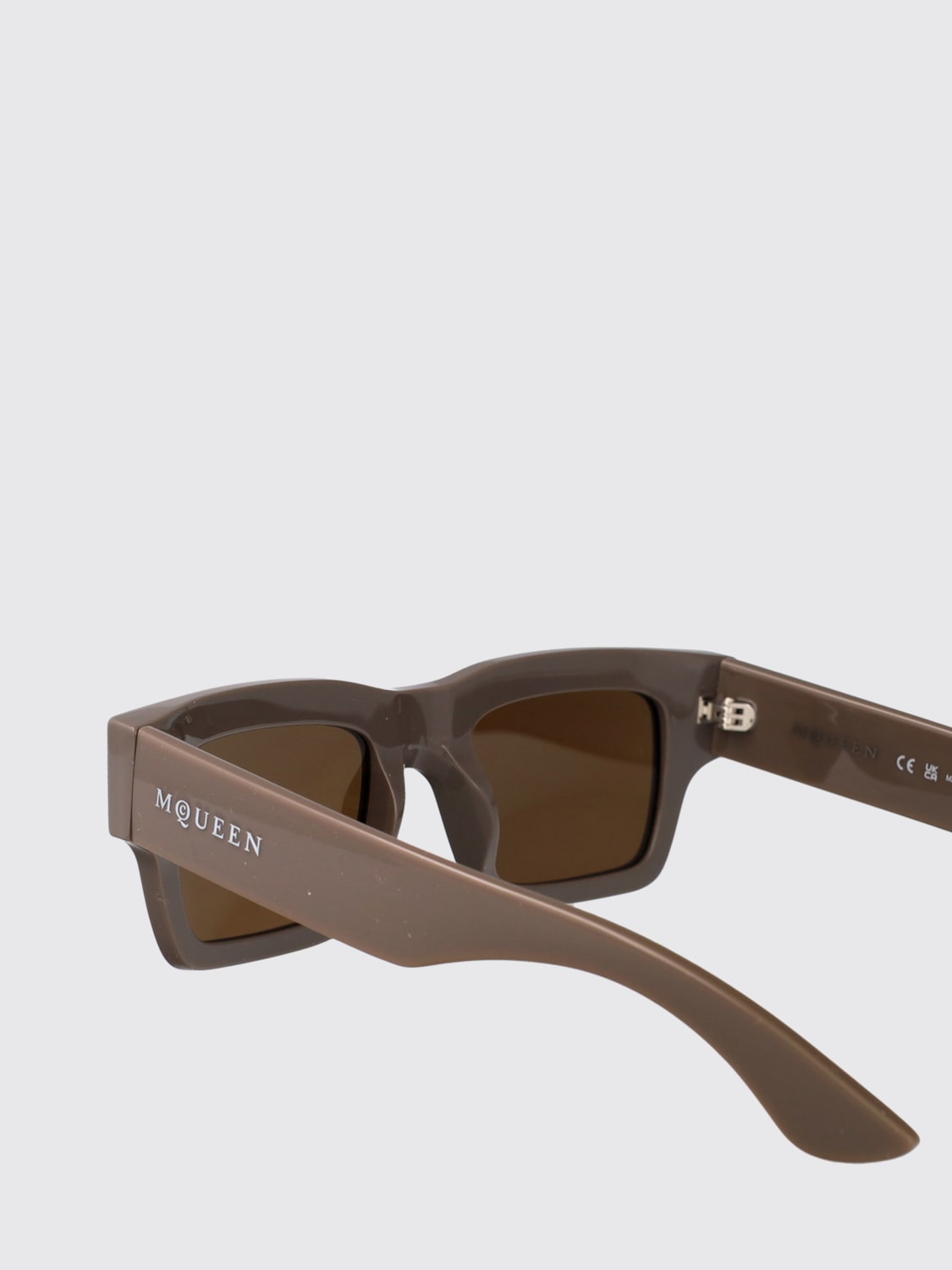 MCQUEEN SUNGLASSES: Sunglasses men McQueen, Grey - Img 4