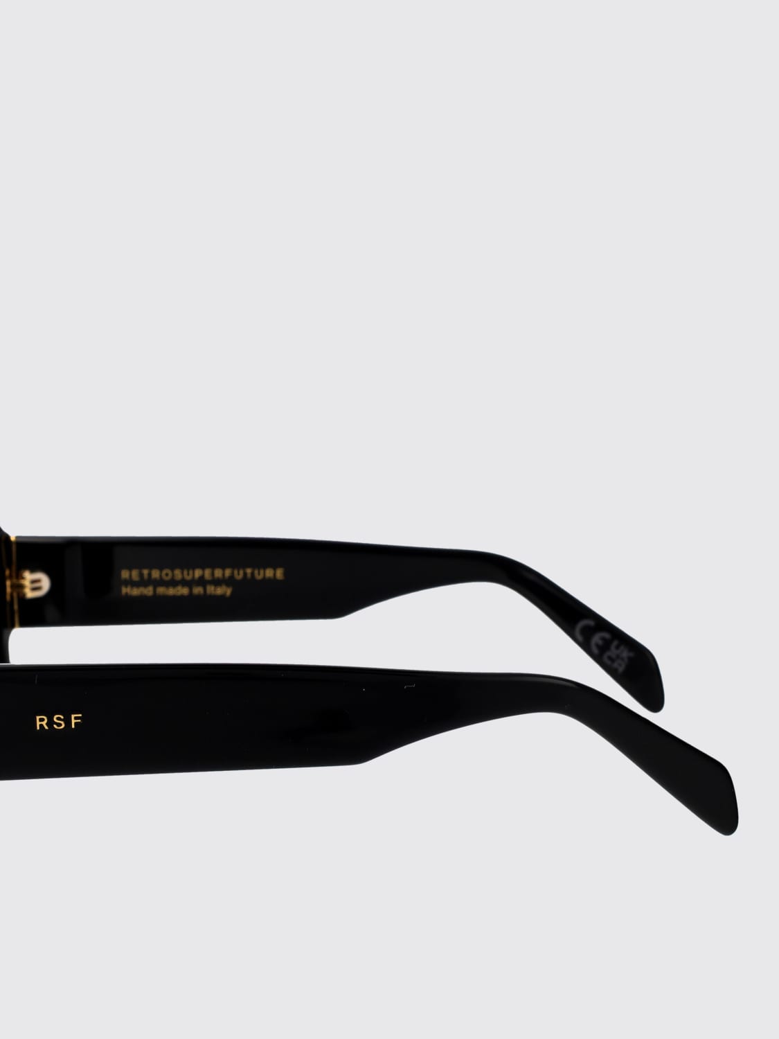 RETROSUPERFUTURE OCCHIALI DA SOLE: Occhiali da sole Retrosuperfuture in acetato , Nero - Img 4